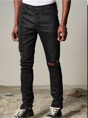 CHITCH WAXED SILVER Jeans